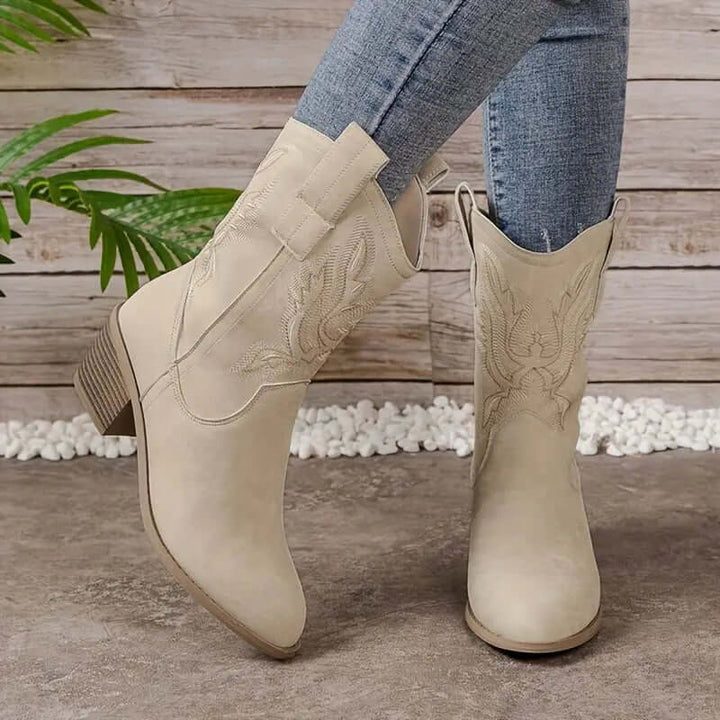Women's Vegan Leather Cowboy Boots