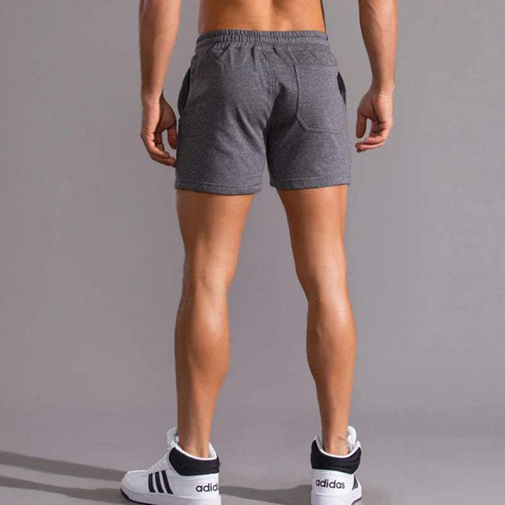 Men's Cotton Casual Shorts with Elastic Waistband