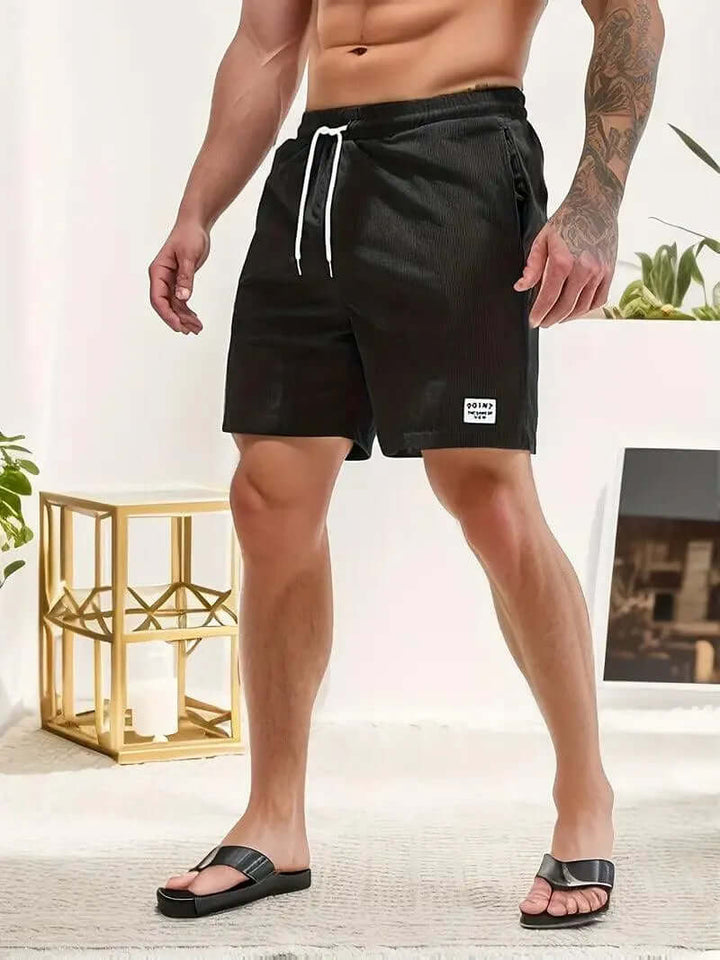 Men's Lightweight Casual Shorts with Drawstring