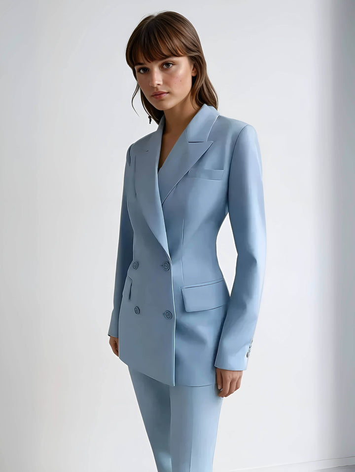 Tailored Blazer and Trousers Set for Women