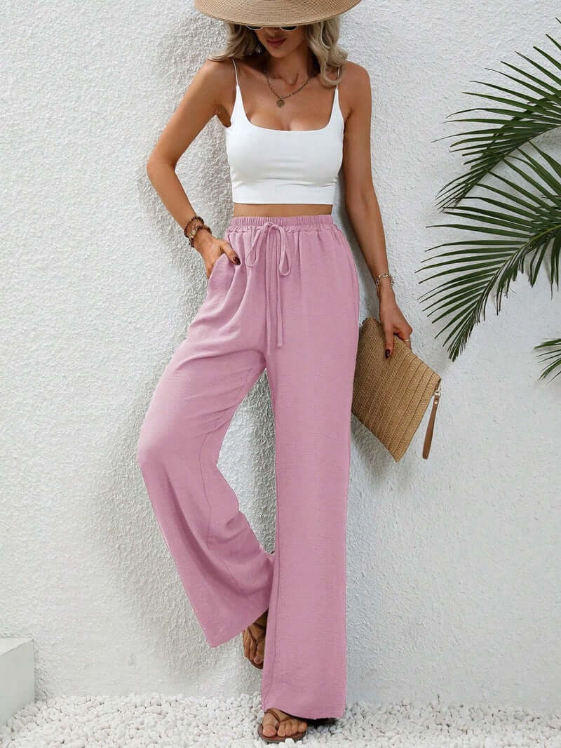 Linen Trousers - Comfortable Fit