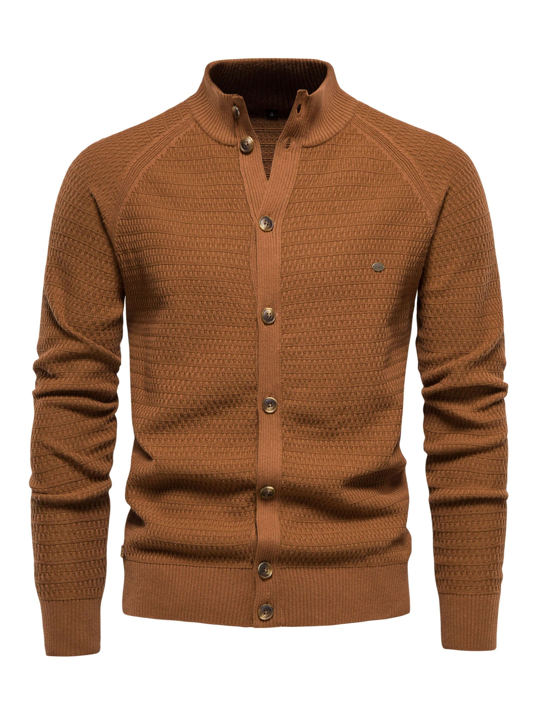 Men's Cotton Blend Knitted Cardigan Sweater