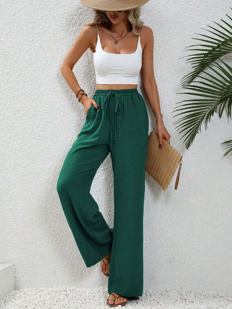 Linen Trousers - Comfortable Fit
