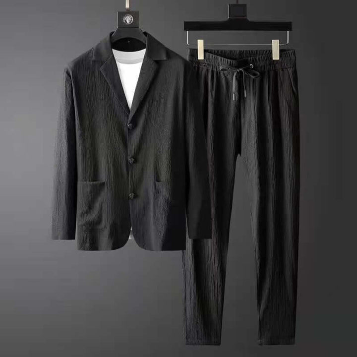 Men's Lightweight Two-Piece Suit Set