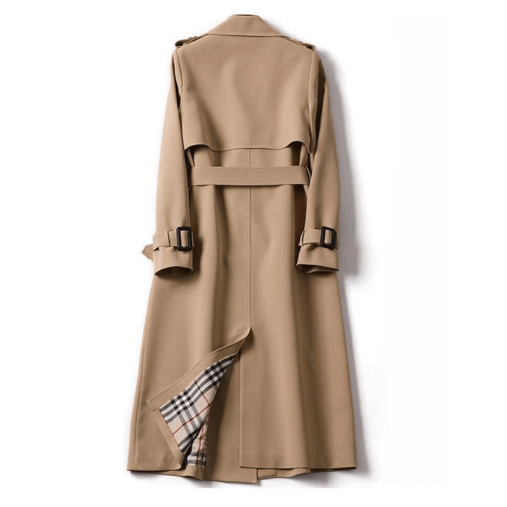 Women's Classic Double-Breasted Trench Coat