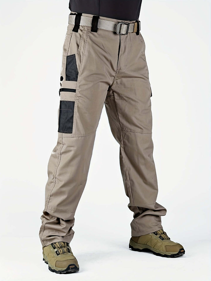 Men's Relaxed Fit Multi-Pocket Cargo Trousers