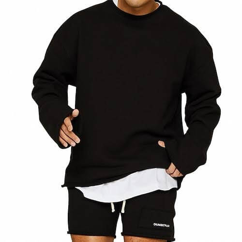 Men's Relaxed Fit Cotton Sweatshirt