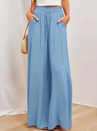 Women's Loose Fit Drawstring Trousers