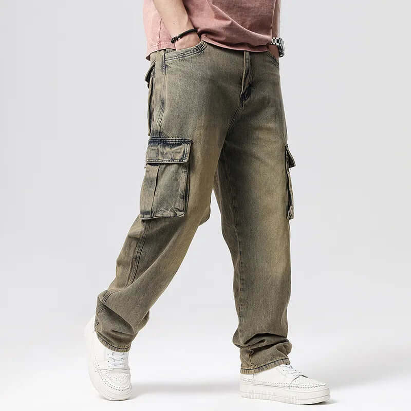 Men's Retro Multi-Pocket Cargo Pants