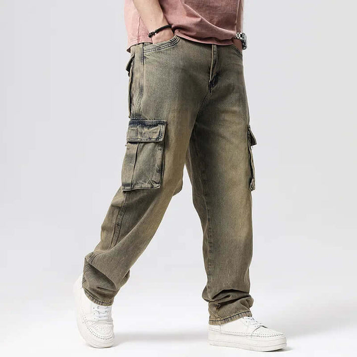 Men's Retro Multi-Pocket Cargo Pants