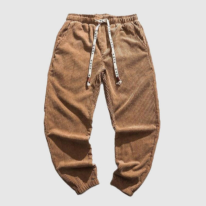 Men's Casual Corduroy Trousers - Relaxed Fit