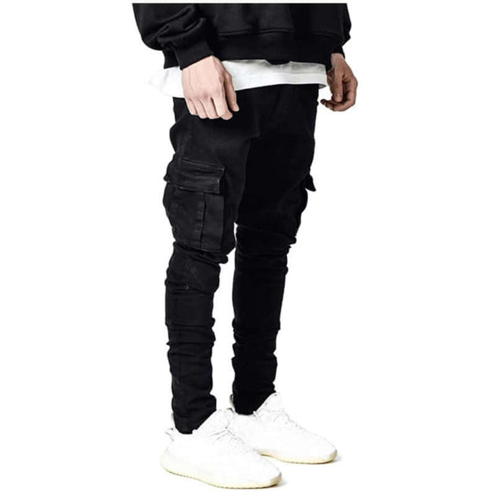 Men's Slim Fit Stacked Casual Jeans