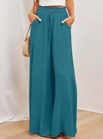 Women's Loose Fit Drawstring Trousers