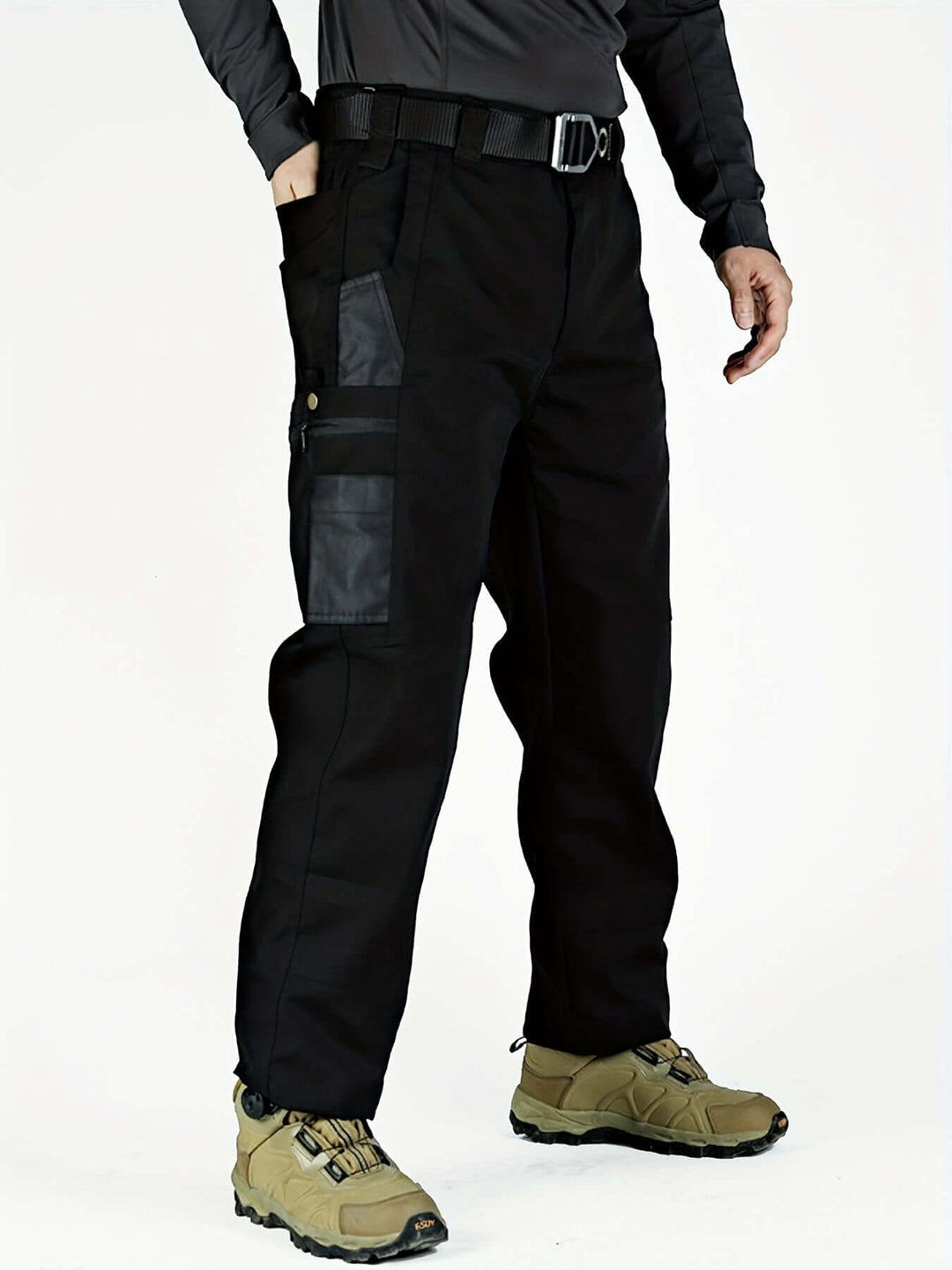 Men's Relaxed Fit Multi-Pocket Cargo Trousers