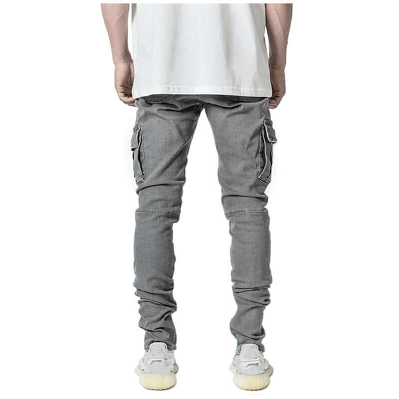 Men's Slim Fit Stacked Casual Jeans