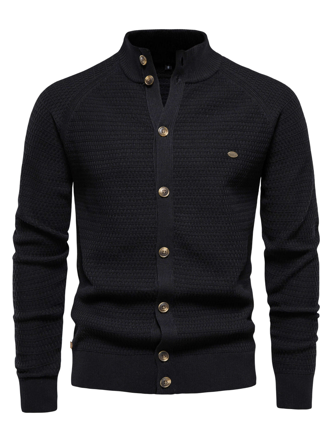 Men's Cotton Blend Knitted Cardigan Sweater
