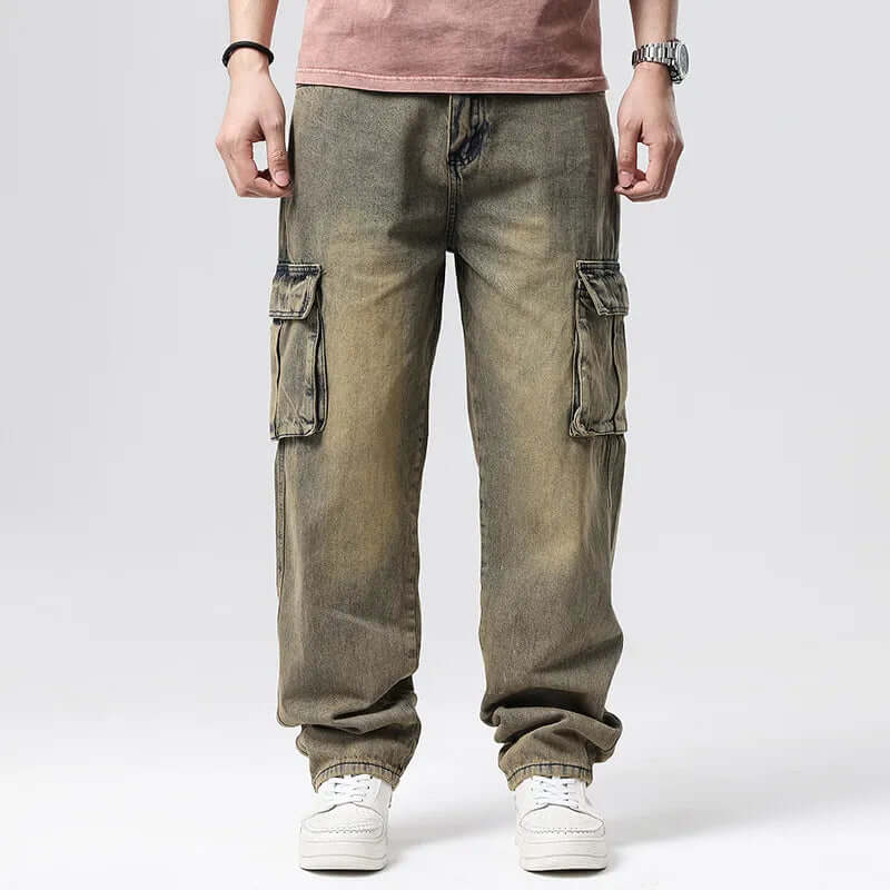Men's Retro Multi-Pocket Cargo Pants