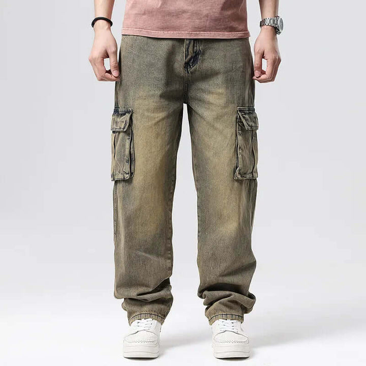 Men's Retro Multi-Pocket Cargo Pants