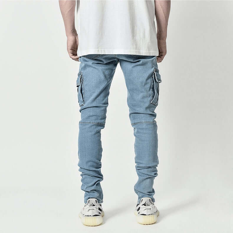 Men's Slim Fit Stacked Casual Jeans
