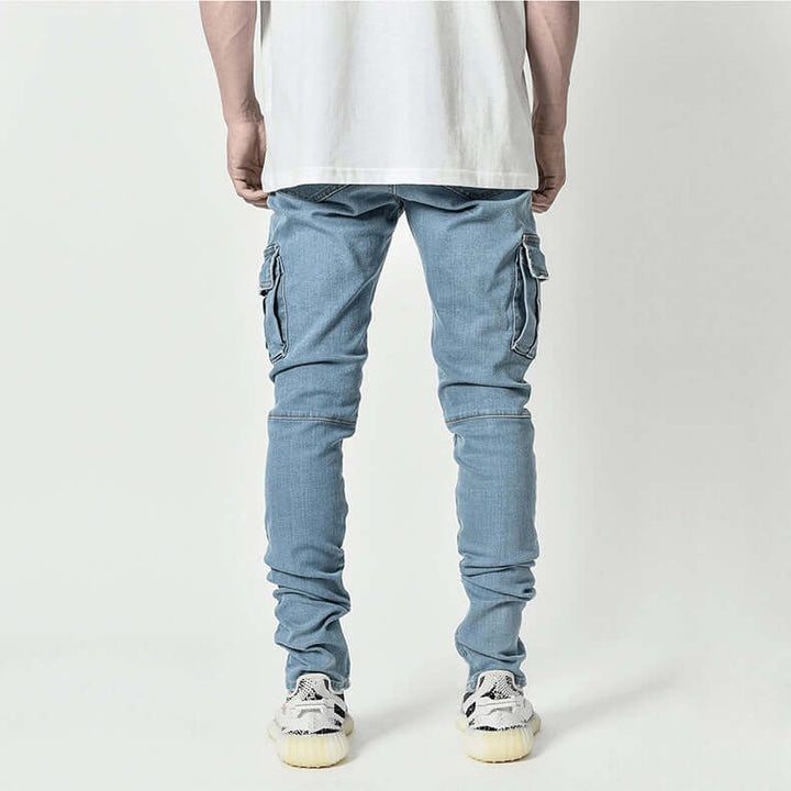 Men's Slim Fit Stacked Casual Jeans