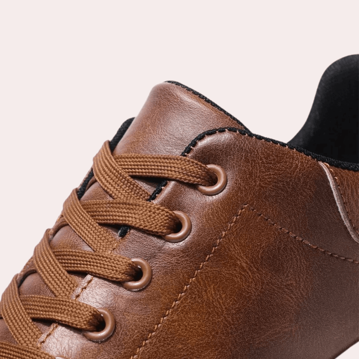 Men's Casual Low-Top Synthetic Leather Trainers