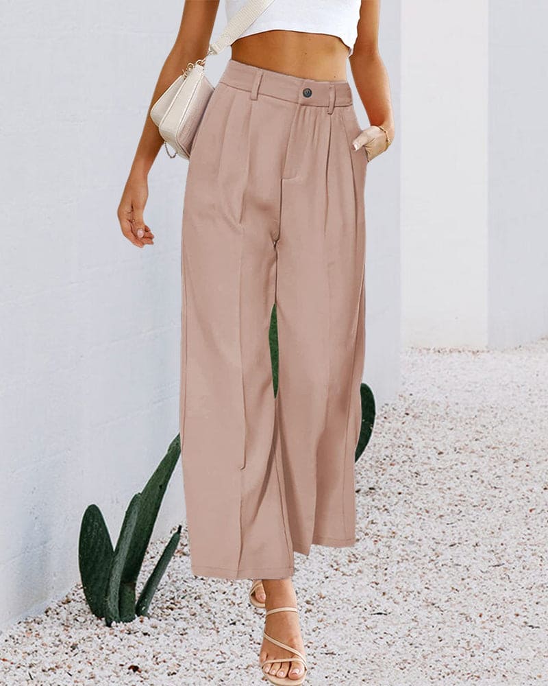 Women's Elegant Wide-Leg Trousers
