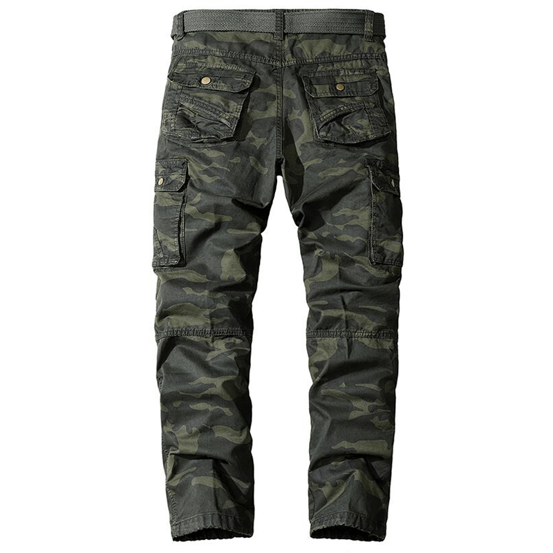 Men's Loose Fit Multi-Pocket Cargo Trousers