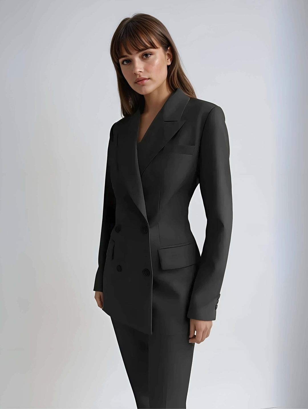 Tailored Blazer and Trousers Set for Women