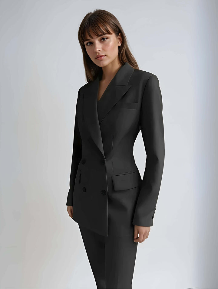 Tailored Blazer and Trousers Set for Women