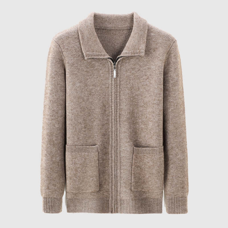 Men's Versatile Zip Cardigan