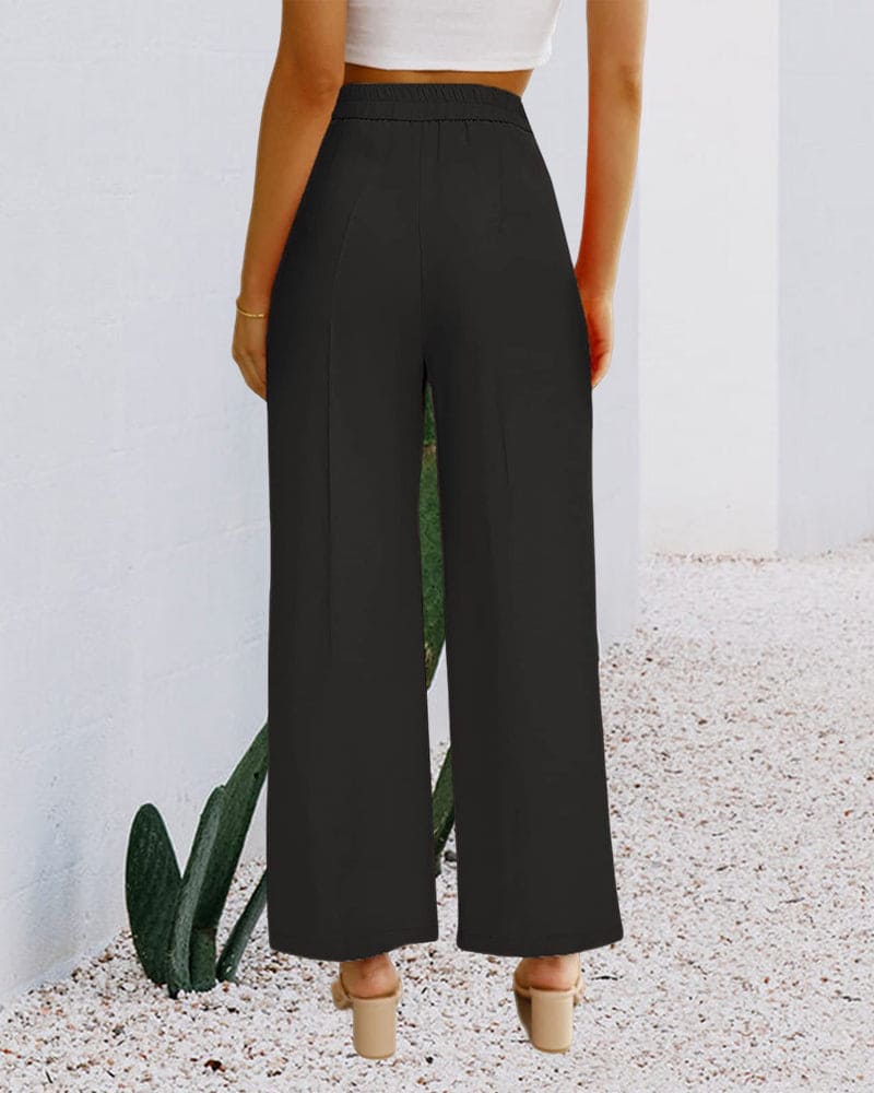 Women's Elegant Wide-Leg Trousers