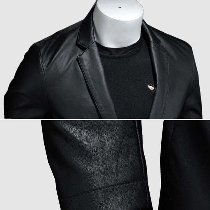 Men's Raw Leather Jacket