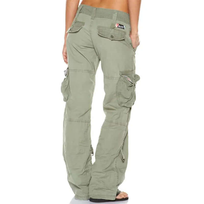 Low Waist Cargo Trousers - Casual