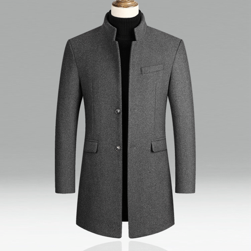 Men's Tailored Standing Collar Blazer