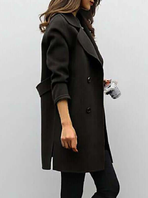 Women's Elegant Wool Winter Coat