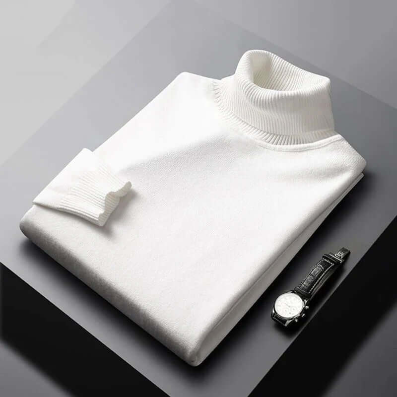 Men's Slim Fit Knitted Turtleneck Sweater