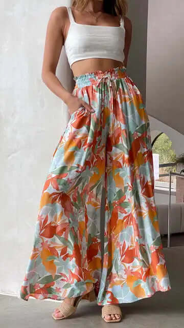 Women's Loose Fit Drawstring Trousers