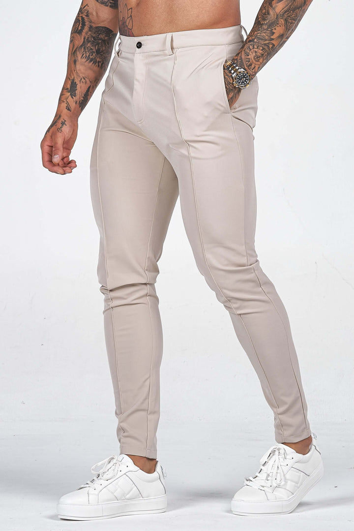 Men's Slim Fit Long Trousers - Stylish & Comfortable