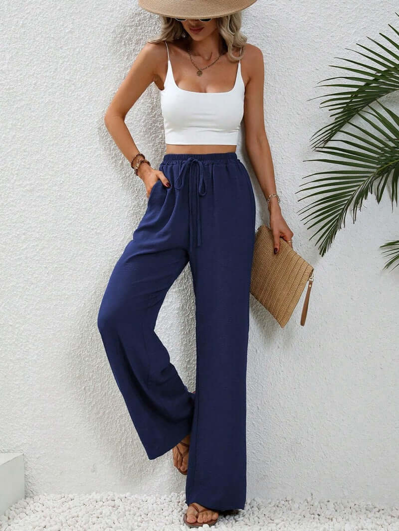 Linen Trousers - Comfortable Fit