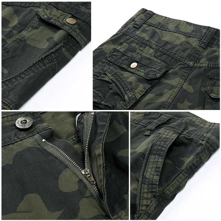 Men's Loose Fit Multi-Pocket Cargo Trousers