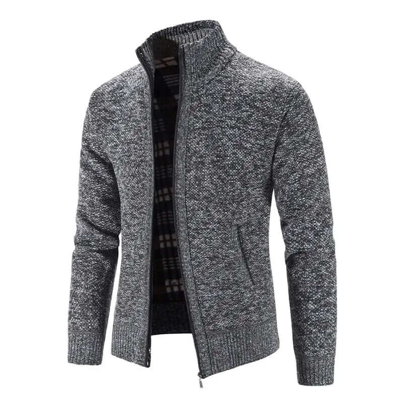 Men's Knitted Cardigan - Warm & Stylish