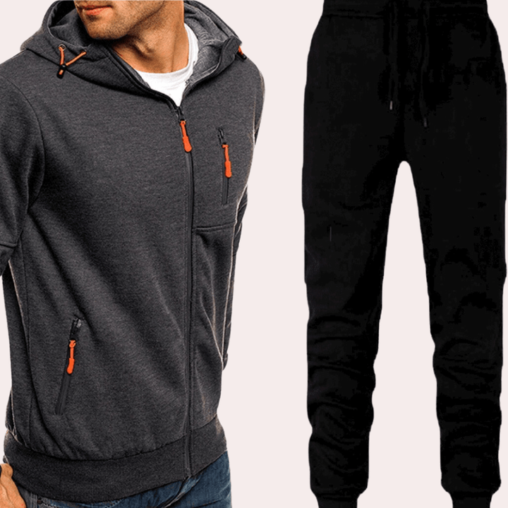 Men's Relaxed-Fit Hoodie and Pant Set