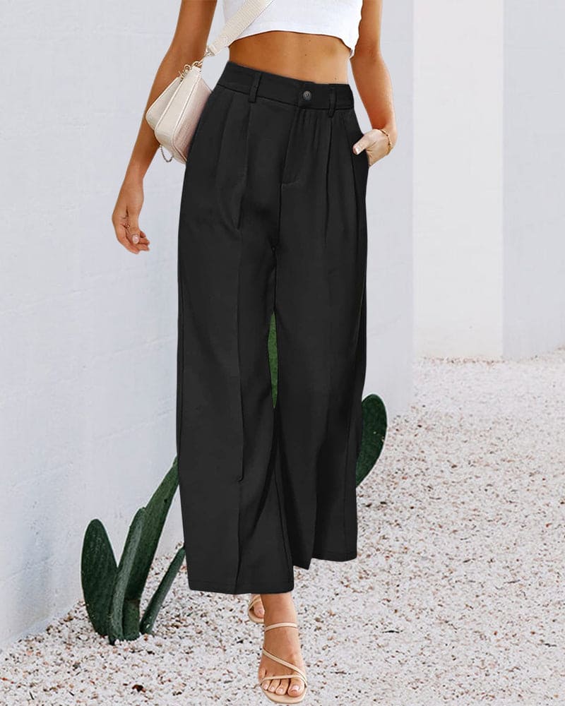 Women's Elegant Wide-Leg Trousers
