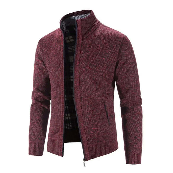 Men's Knitted Cardigan - Warm & Stylish