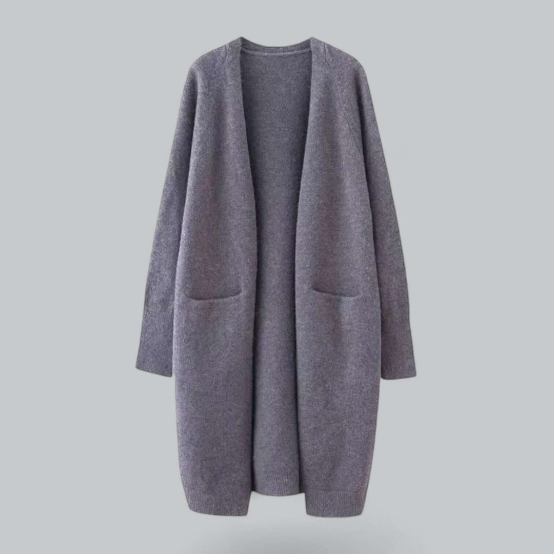Women's Cashmere Blend Knitted Oversized Cardigan