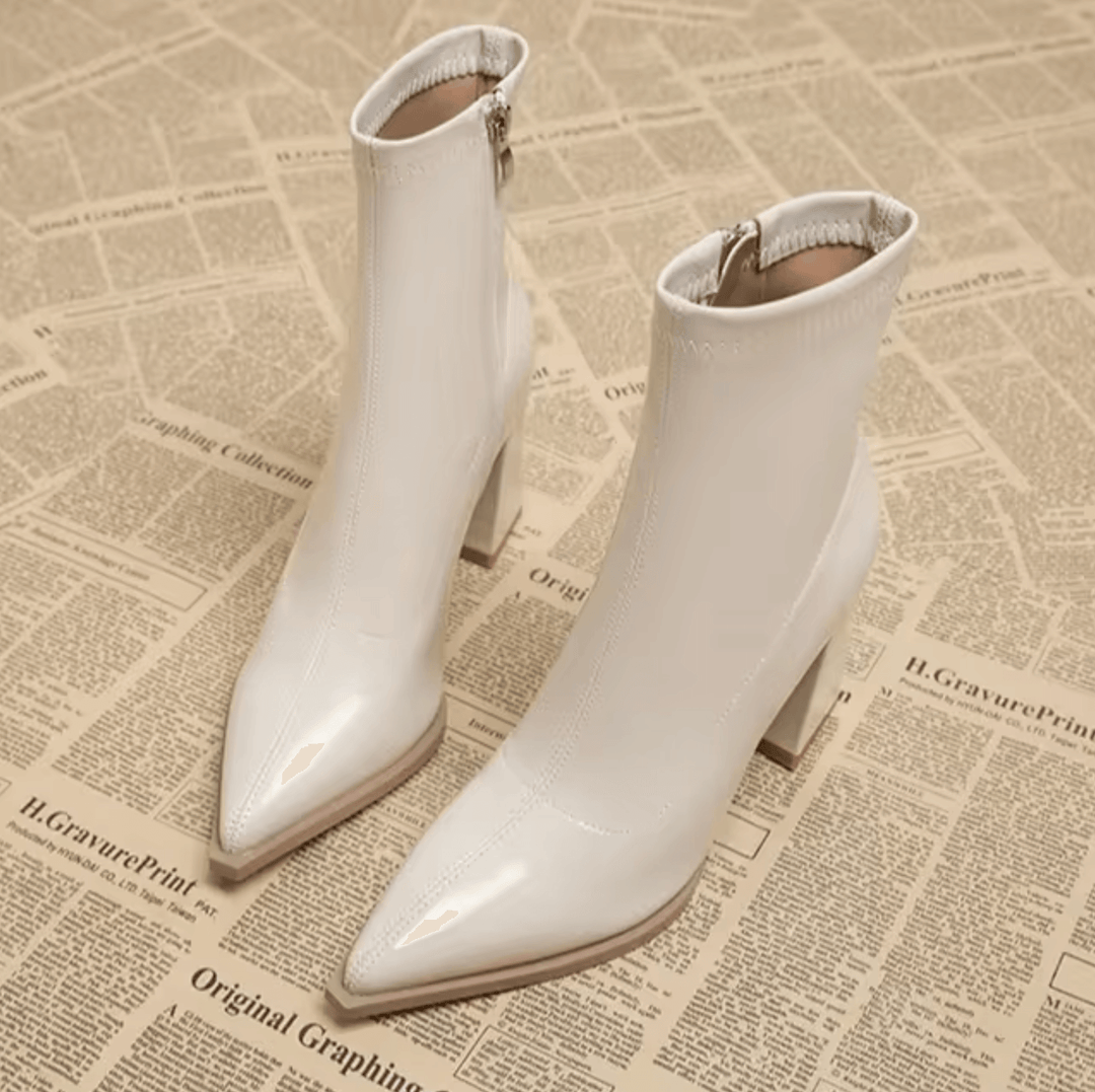 Leather Ankle Boots for Women