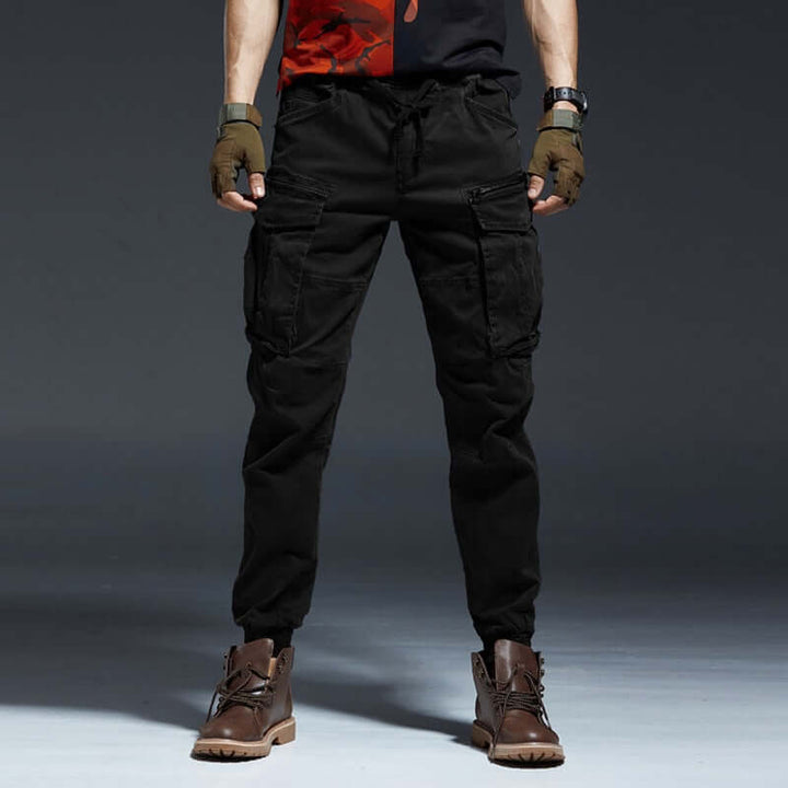 Men's Elastic Waist Cargo Pants