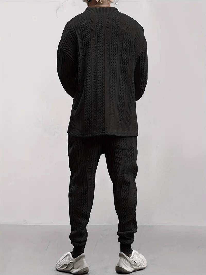 Men's Knitted Loungewear Set