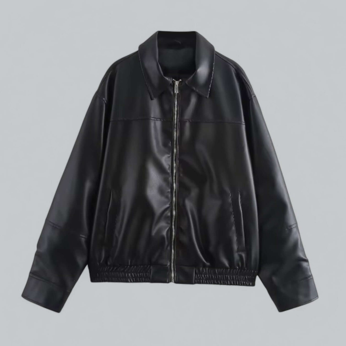 Women's Vintage Style Faux Leather Jacket