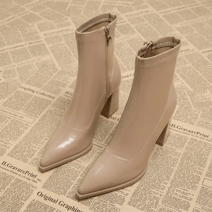 Leather Ankle Boots for Women